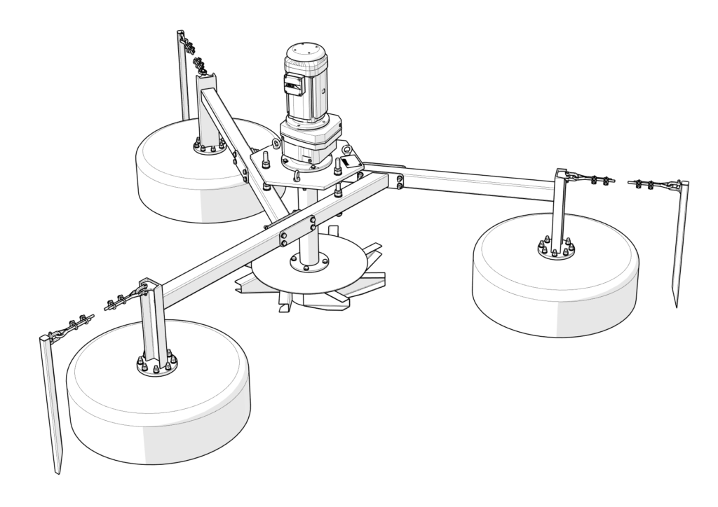 schéma turbine d'aération